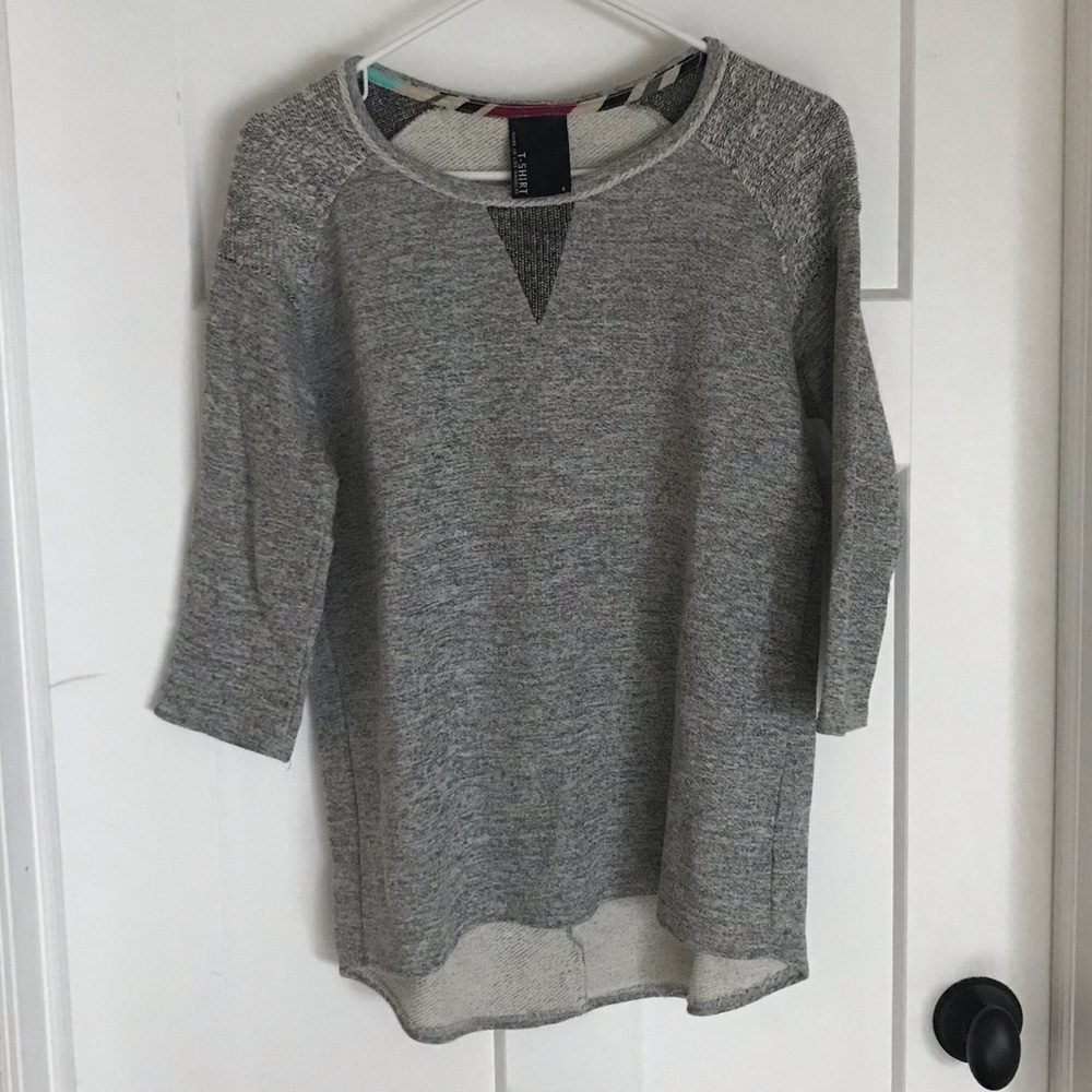 Gray sweatshirt shirt